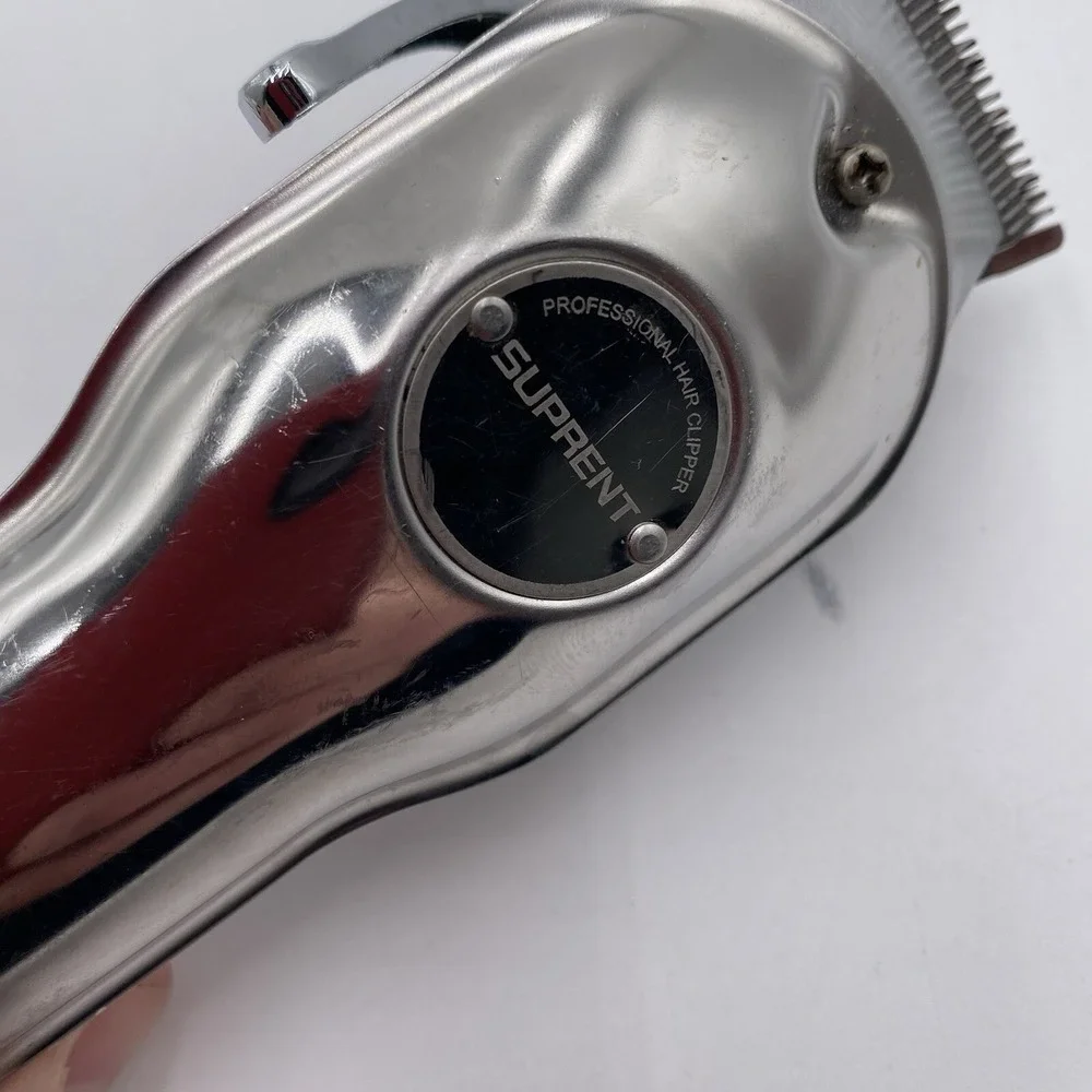 Suprent Pro The Silver Knight Hair Clipper NO CHARGER‎ TESTED WORKS VGC